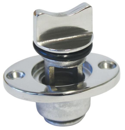 Oval Drain Plug 316SS