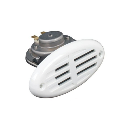 Marine Hooter SS - 12V With White Grille