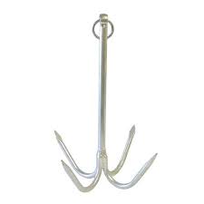 Fluke Anchor w/ring 4kg H/duty Galvanized