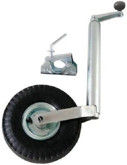 Jockey Wheel: 10Inch Pneumatic Rubber Wheel