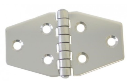 DOOR HINGE 316SS 40 X 71mm