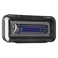UNIVERSAL RADIO COVER - SMOKED TRANSPARENT