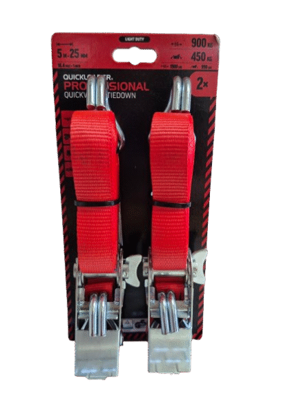 QL PROFESSIONAL 900 KG 5M X 25MM 2 PACK