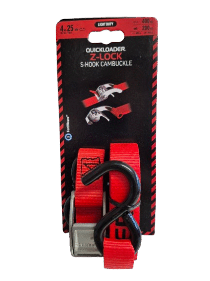 QL CAMBUCKLE Z-LOCK S-HOOK 400KG 4M X 25MM
