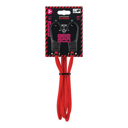 QL BUNGEE CLASSIC 40KG 80CM X 8MM 2 PACK