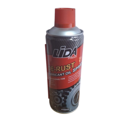 LIDA DE-RUST LUBRICANT OIL SPRAY 450ML